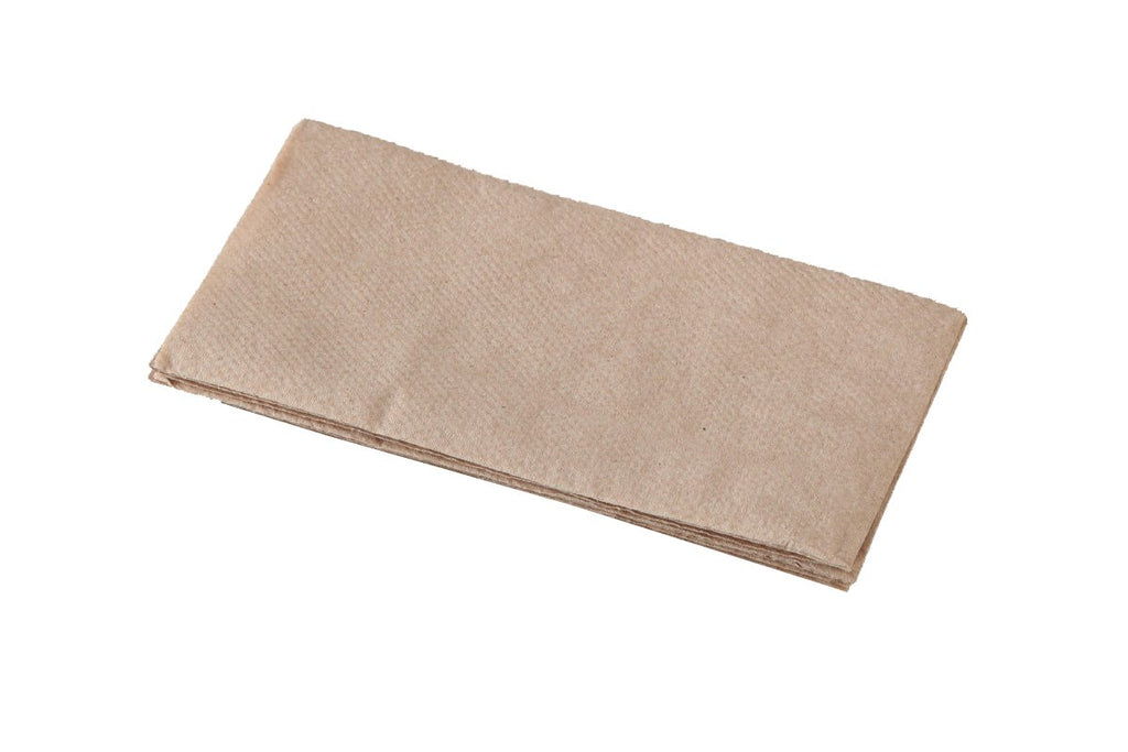 Culinaire 1 Ply Recycled Brown Kraft Lunch GT Fold.