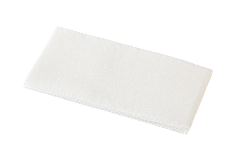 Culinaire Quilted White Lunch Napkin GT Fold.