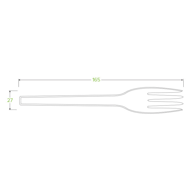 BioPak 6.5" PLA Fork.