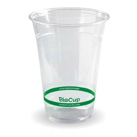 BioPak 500ml Clear PLA Cold Drink Cup