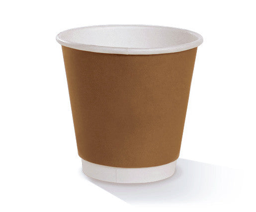 *8oz(90mm) PLA coated Double Wall Cup/one-lid-fits-all.
