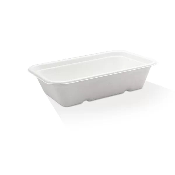 Sugarcane Takeaway Container 500ml 180x125x45mm.