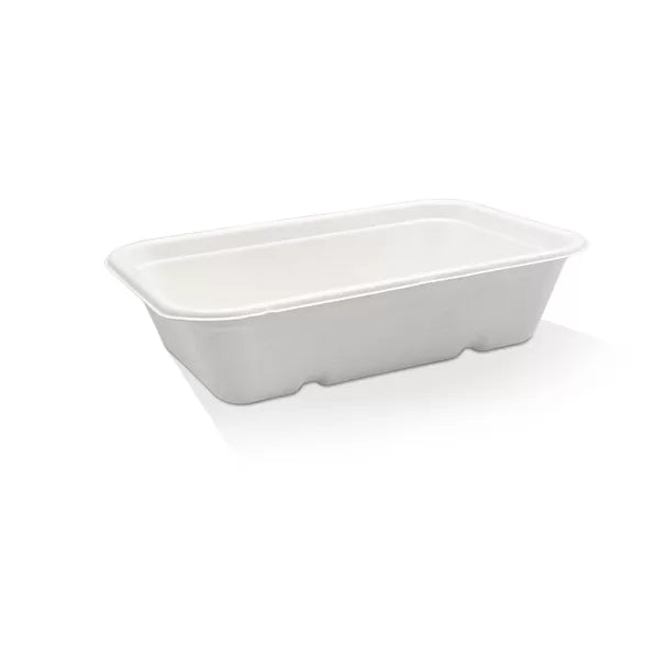 Sugarcane Takeaway Container 650ml 180x125x55mm.