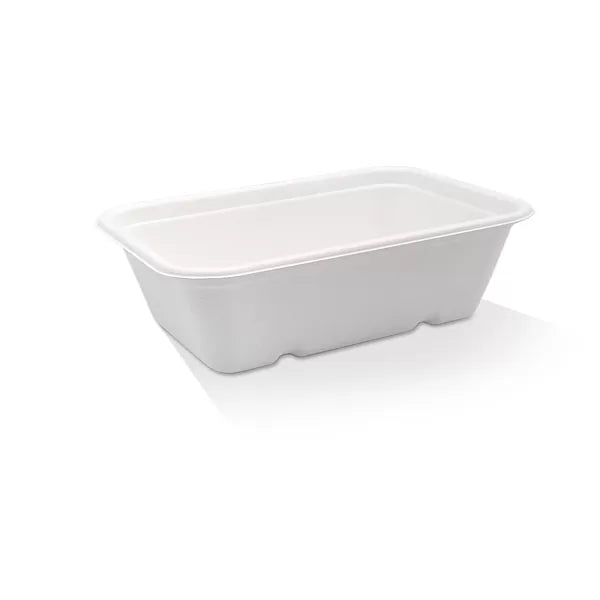 Sugarcane Takeaway Container 750ml 180x125x64mm.
