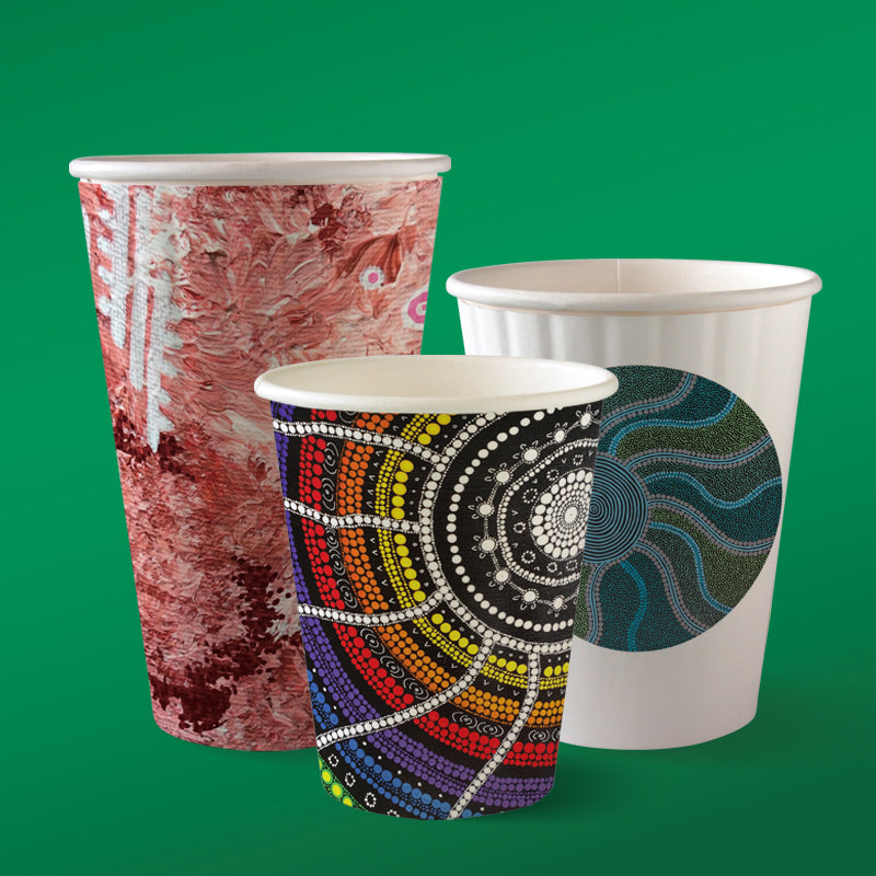 Indigenous Art Series Double Wall Coffee Cups