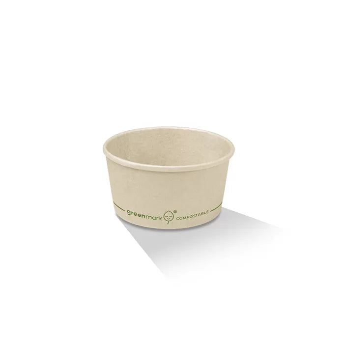 PLA Coated Bamboo Bowl 4oz ( 92x48x72mm).