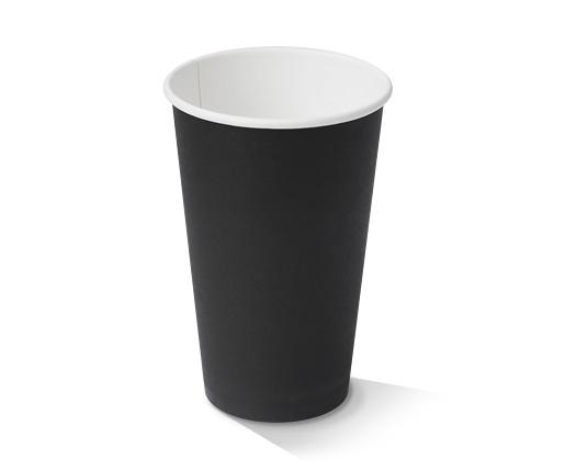 16oz Single Wall Cup Black.