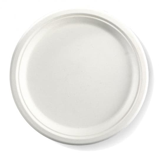 BioPak 31CM /12.5" WHITE OVAL BIOPLATES - 10PK.