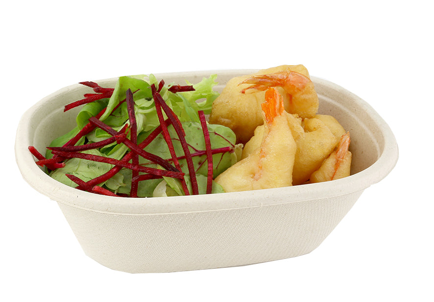 770ml Pulp Oval Bowl 300/ctn.