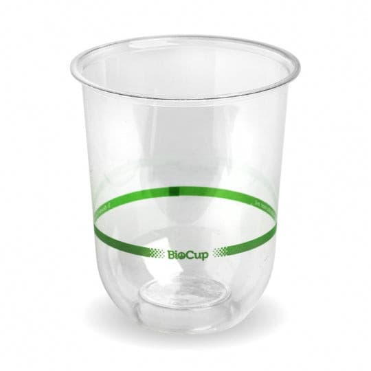 BioPak 500ML CLEAR TUMBLER BIOCUPS - 20PK.