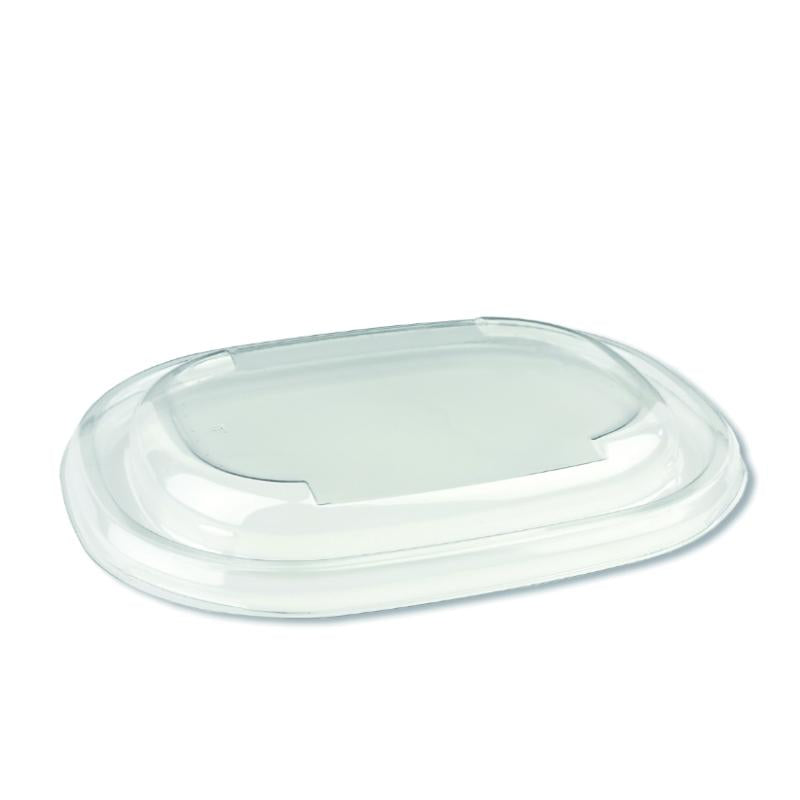 PET Lid for 620/770ml Pulp Oval Bowl 300/ctn.