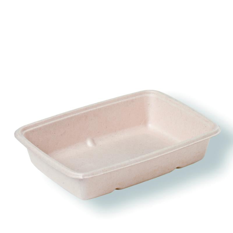 30oz Pulp Rectanguar Tray 300/ctn.