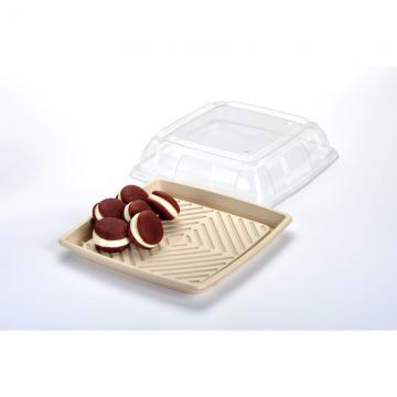 PET Clear Lid for 12' Square Pulp Platter 25/ctn.