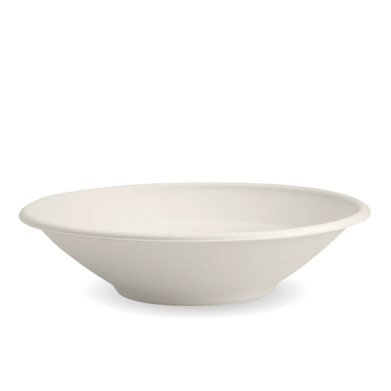 BioPak 24oz White BioCane Bowl