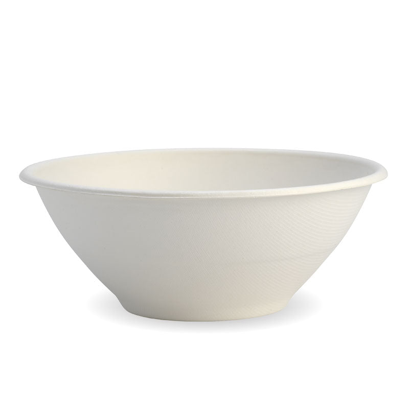 BioPak 40oz White BioCane Bowl