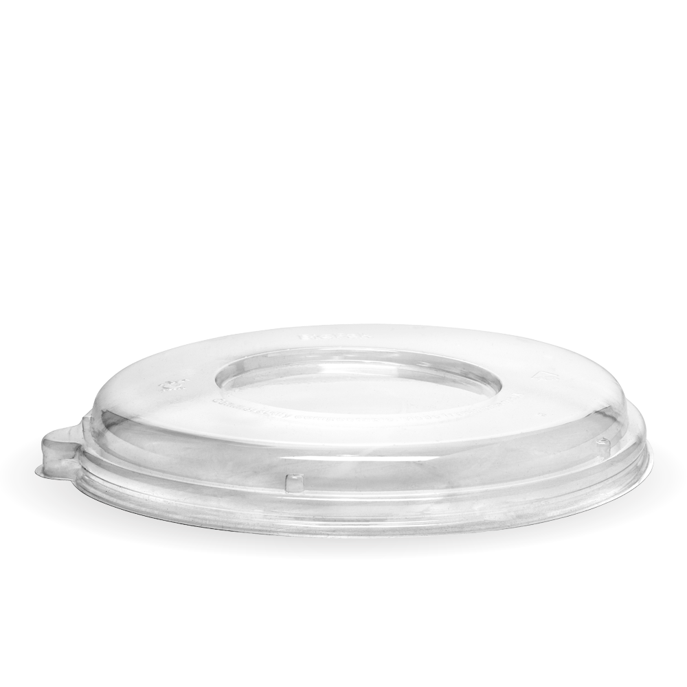 BioPak 800-1,180ml / 24-48oz BioCane Bowl PLA Lids.