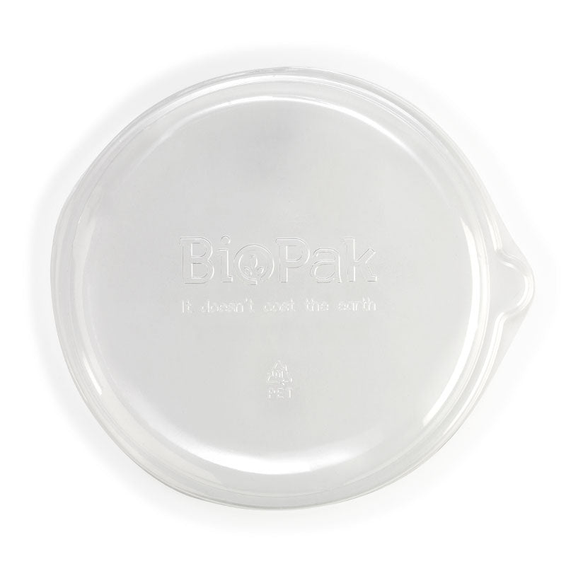 BioPak 24, 32 & 40oz PET Bowl Lid.