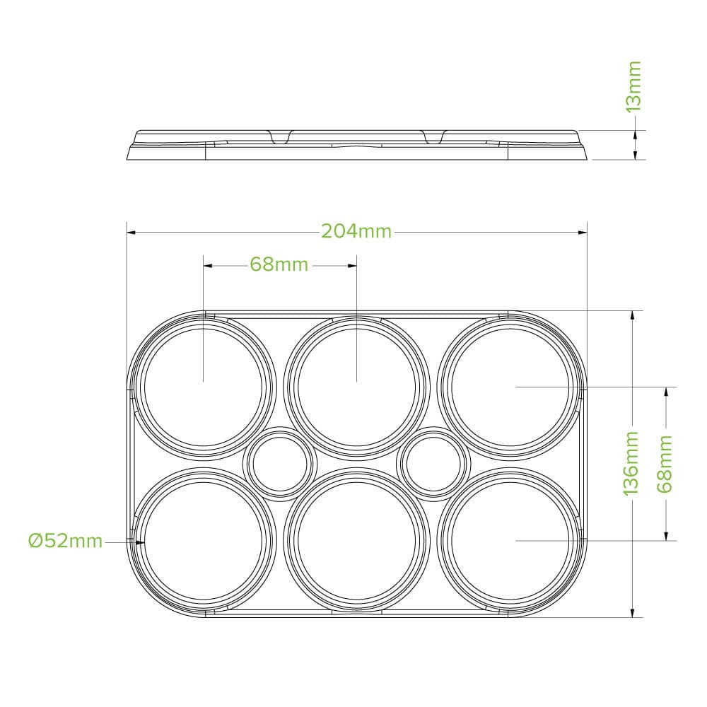 BioPak 6 Pack Beer Ring Holder.