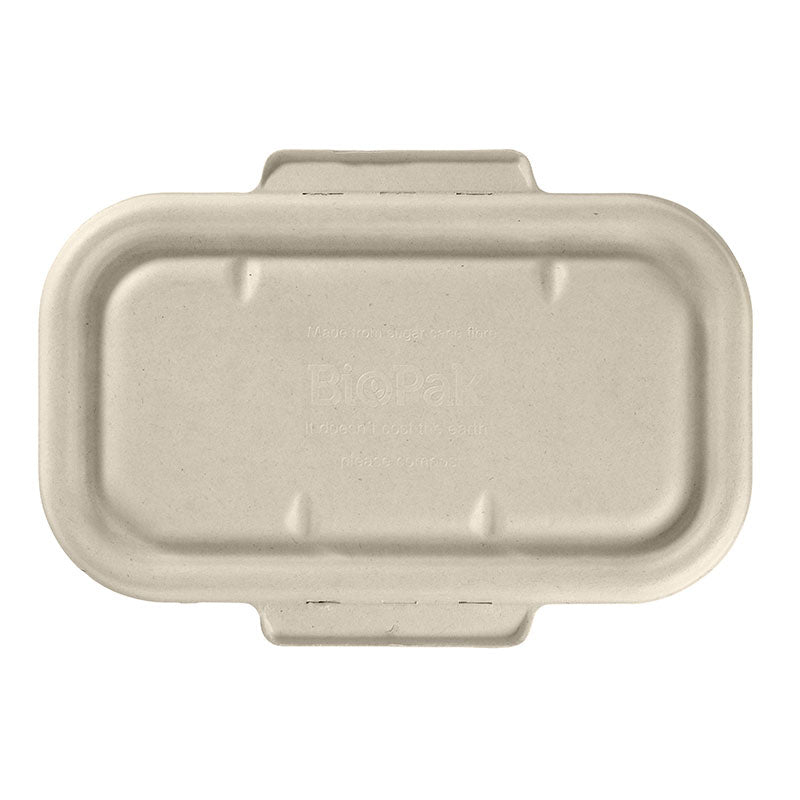 BioPak 750 & 1,000ml Natural BioCane Takeaway Lid.