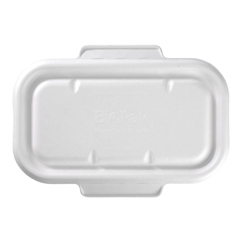 BioPak 750 & 1,000ml White BioCane Takeaway Lid.