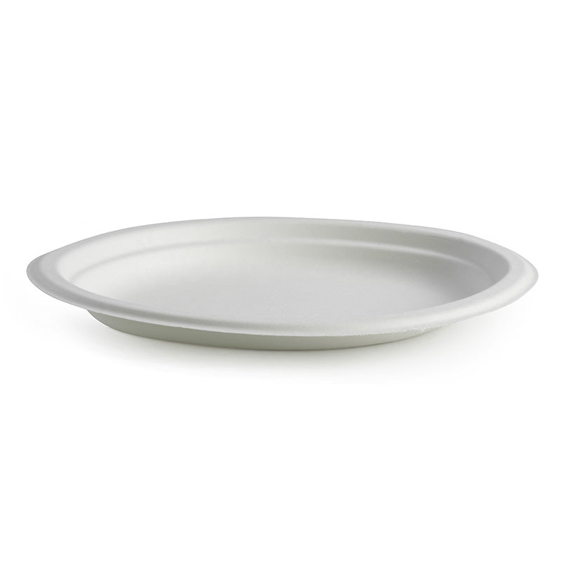 BioPak 10.25x7.75" Oval BioCane Plate