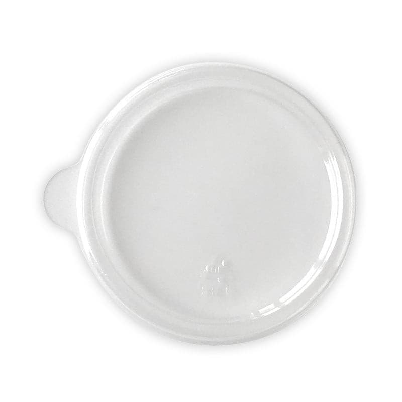 BioPak 60ml PET Sugarcane Sauce BioCup Lid.