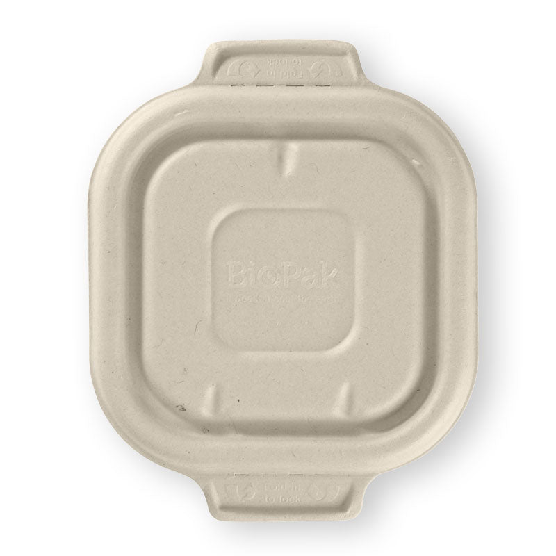 BioPak 280, 480 & 630ml Natural BioCane Takeaway Lid