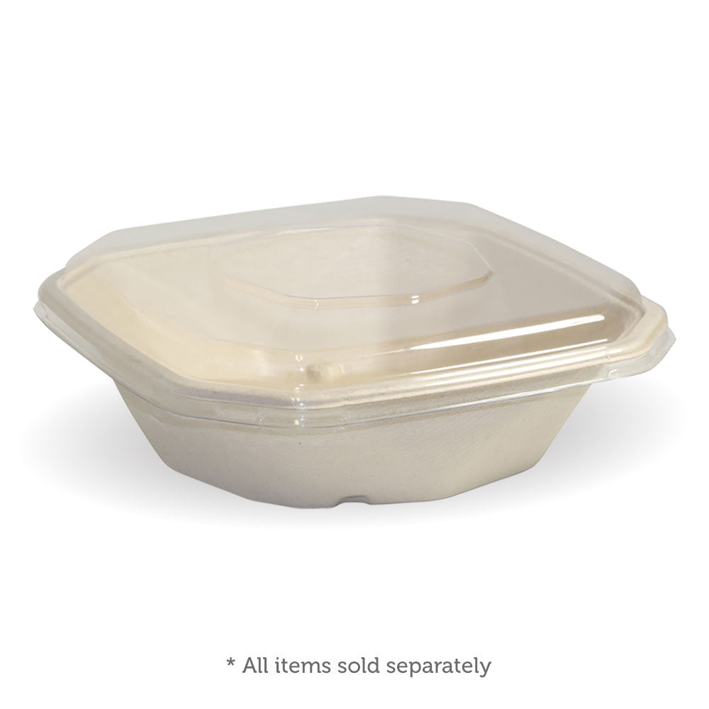 BioPak 500 & 750ml RPET Octa Takeaway Lid.