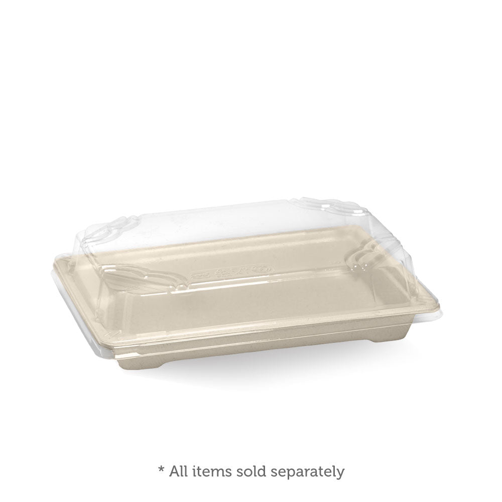 BioPak Medium BioCane Sushi Tray.