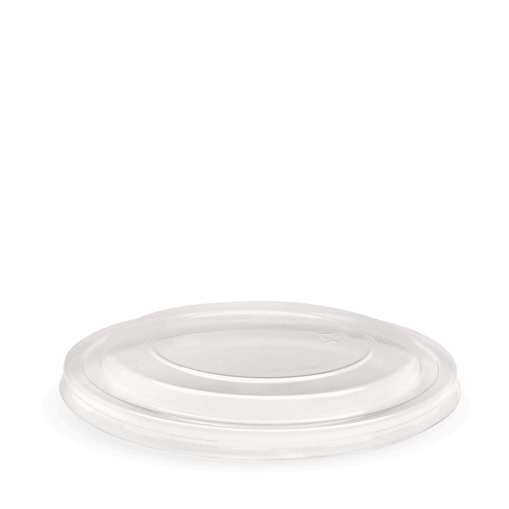 BioPak 500-1,000ml Kraft BioBowl PLA Lid