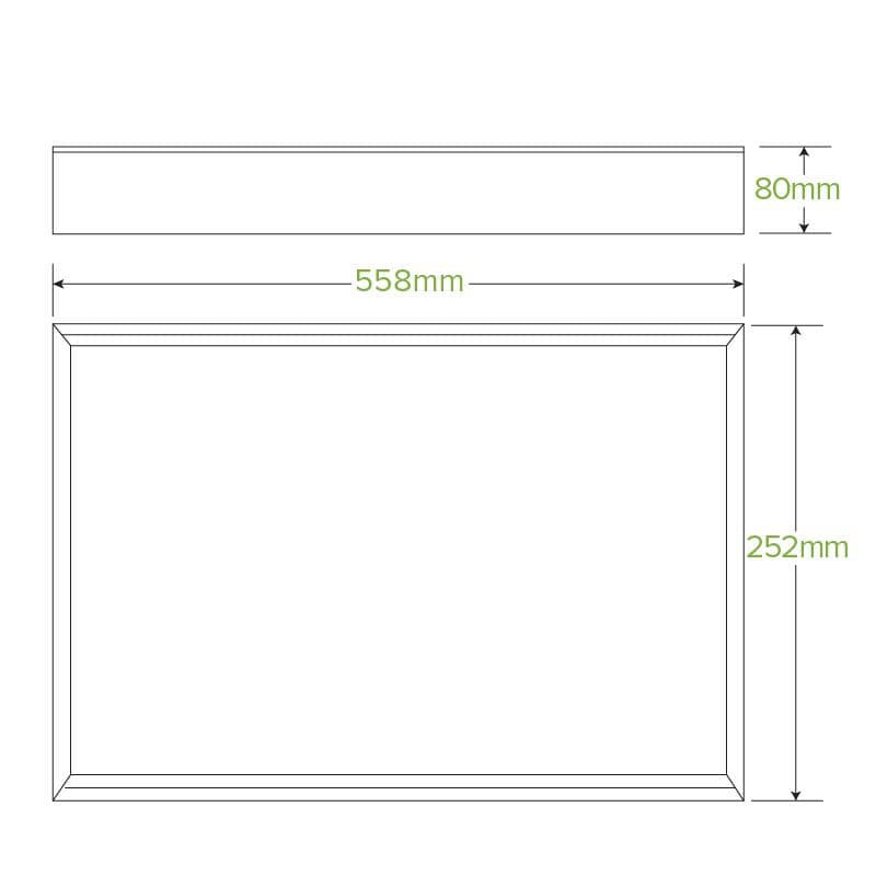 BioPak Large Kraft Board Catering Tray Bases