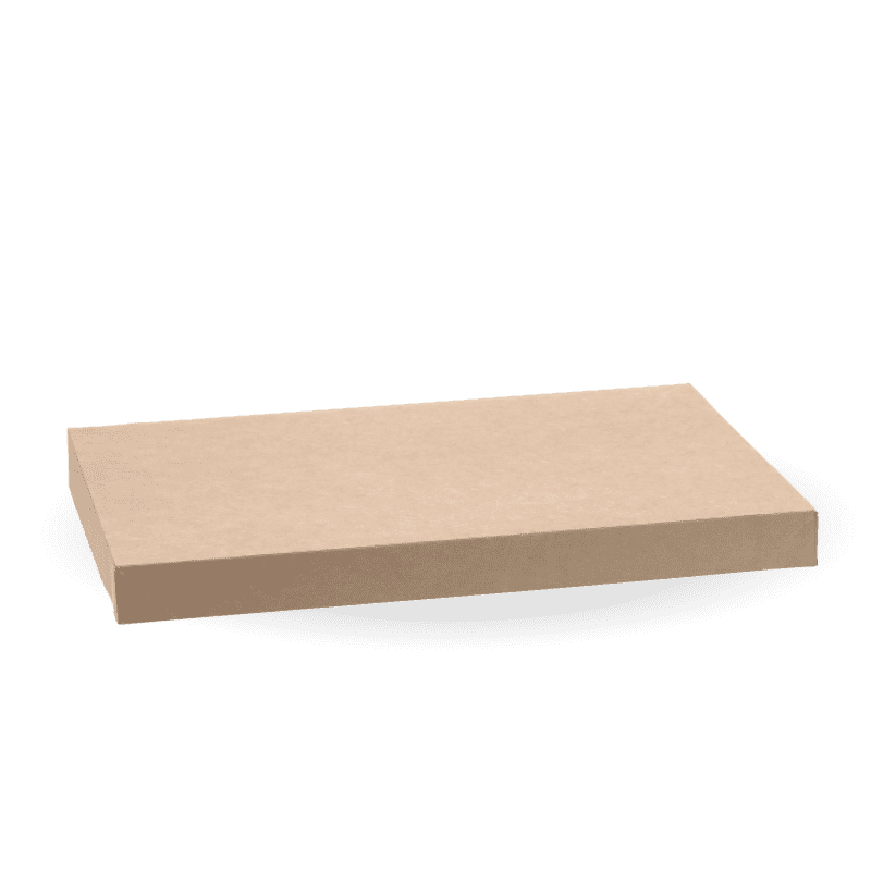 BioPak Medium Kraft Board Catering Tray Lids