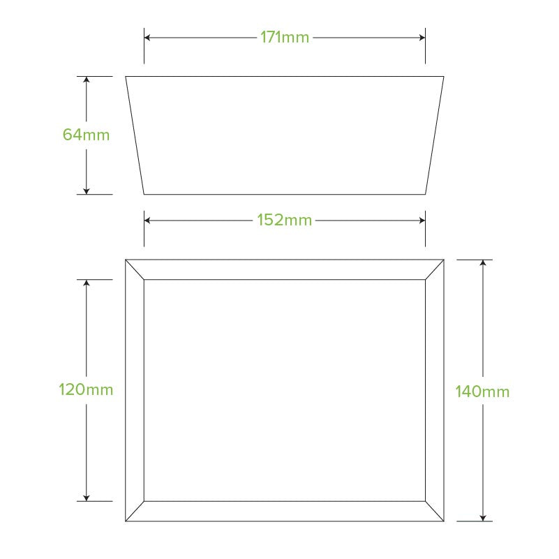 BioPak Medium BioBoard Lunch Box.