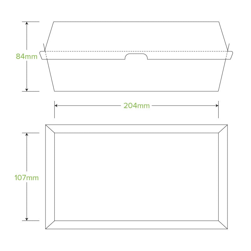 BioPak Large Snack BioBoard Box.