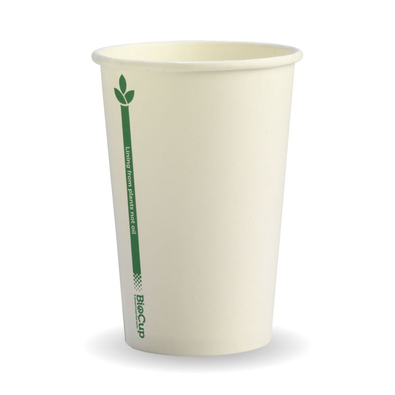 BioPak 10oz BioCup Single Wall Green Line