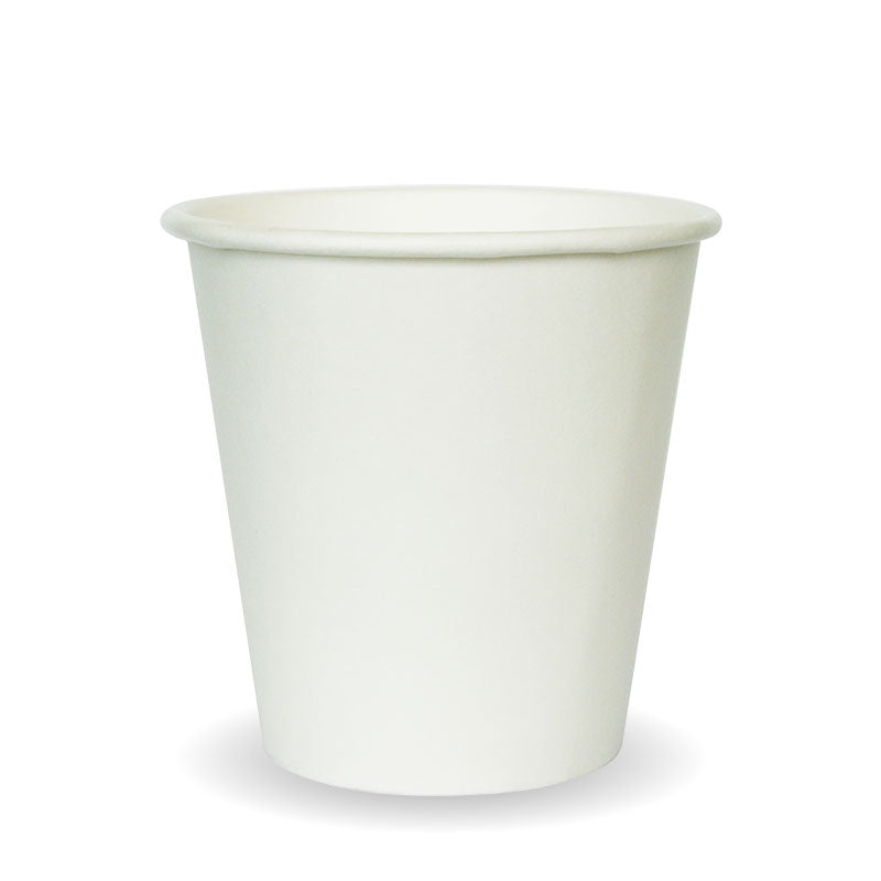 BioPak 6oz Single Wall White BioCup