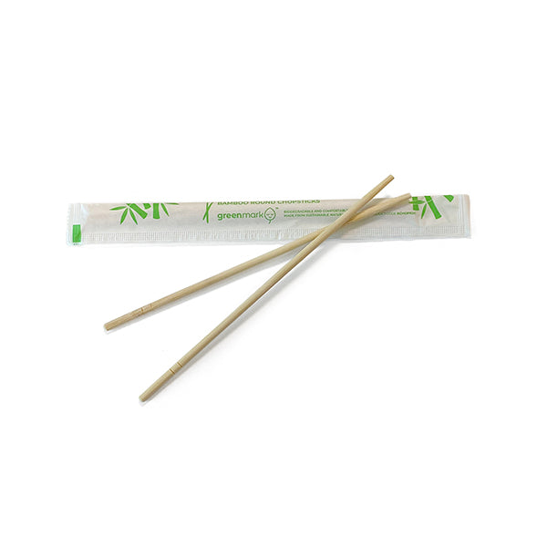 Bamboo round chopstick 20cm 3000pc/ctn.