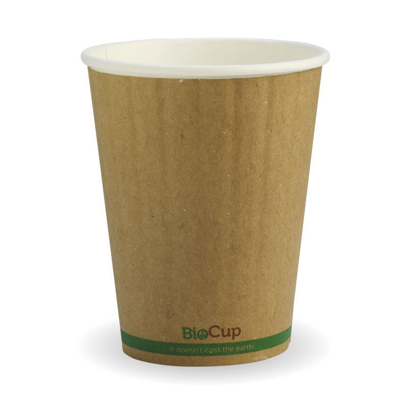 BioPak 12oz Double Wall Kraft Brown BioCup