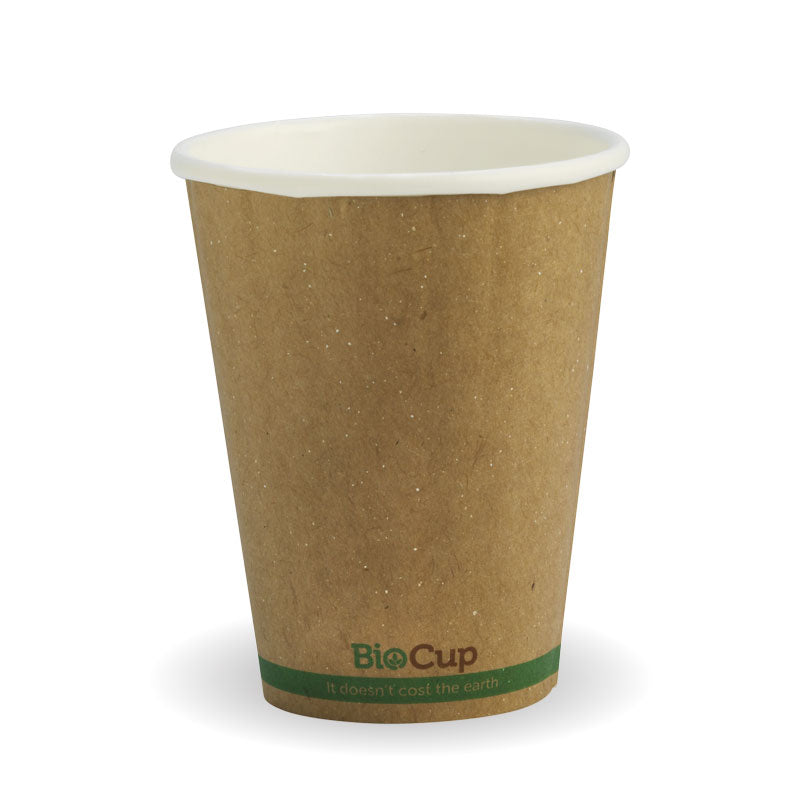 BioPak 8oz Double Wall Kraft Brown BioCup