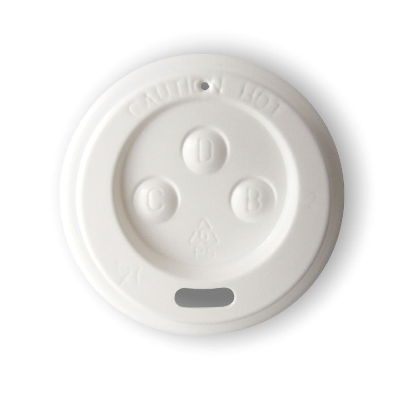 BioPak 4oz BioCup PS Sipper Recyclable Lid.