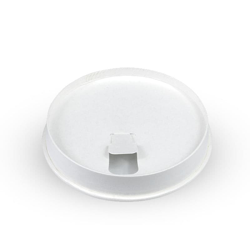 BioPak 80mm Paper Lid - white.