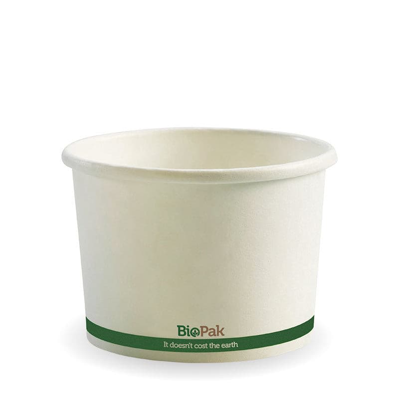 BioPak 16oz White BioBowl