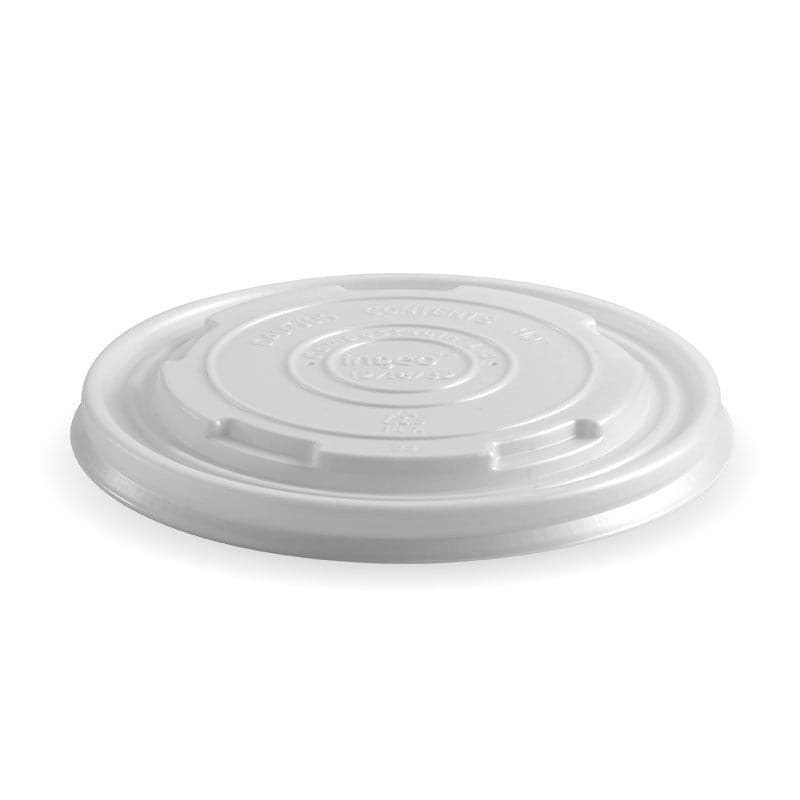 BioPak 12-32OZ BioBowl PLA Lid.