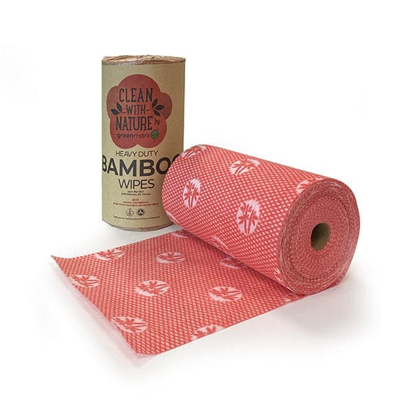 Greenmark Bamboo Cleaning Wipes Red.