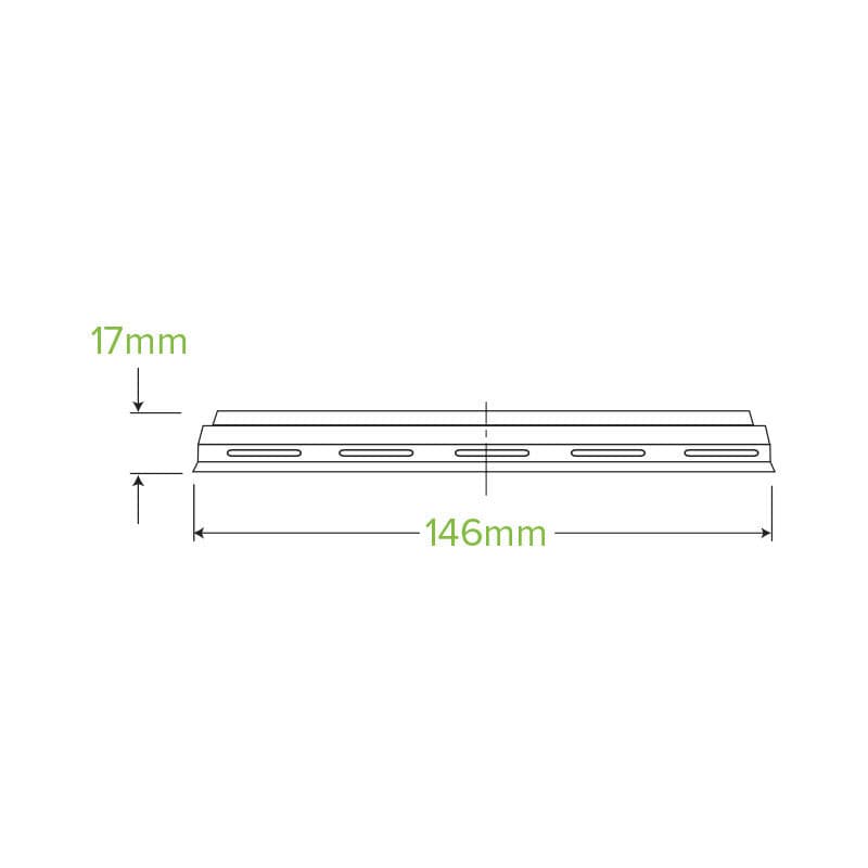 BioPak 600 & 700ml Wide BioBowl Lid.