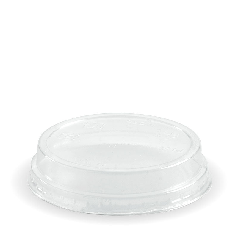 BioPak 60-280ml PLA BioCup Dome Lid No Hole