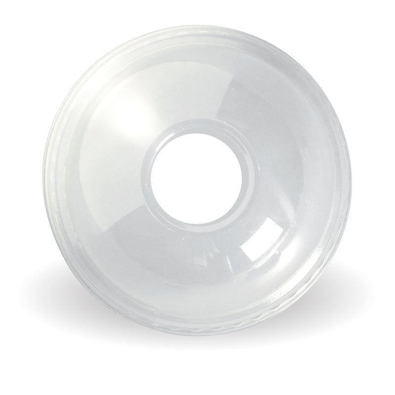 BioPak 300-700ml BioCup Clear Dome 22mm Hole Lid