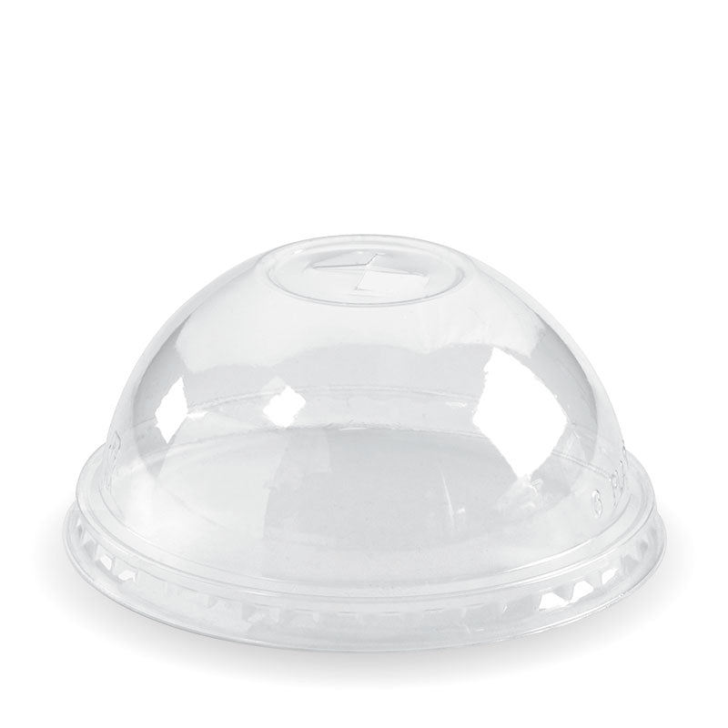 BioPak 300-700ml BioCup Clear Dome X-Sloted Lid
