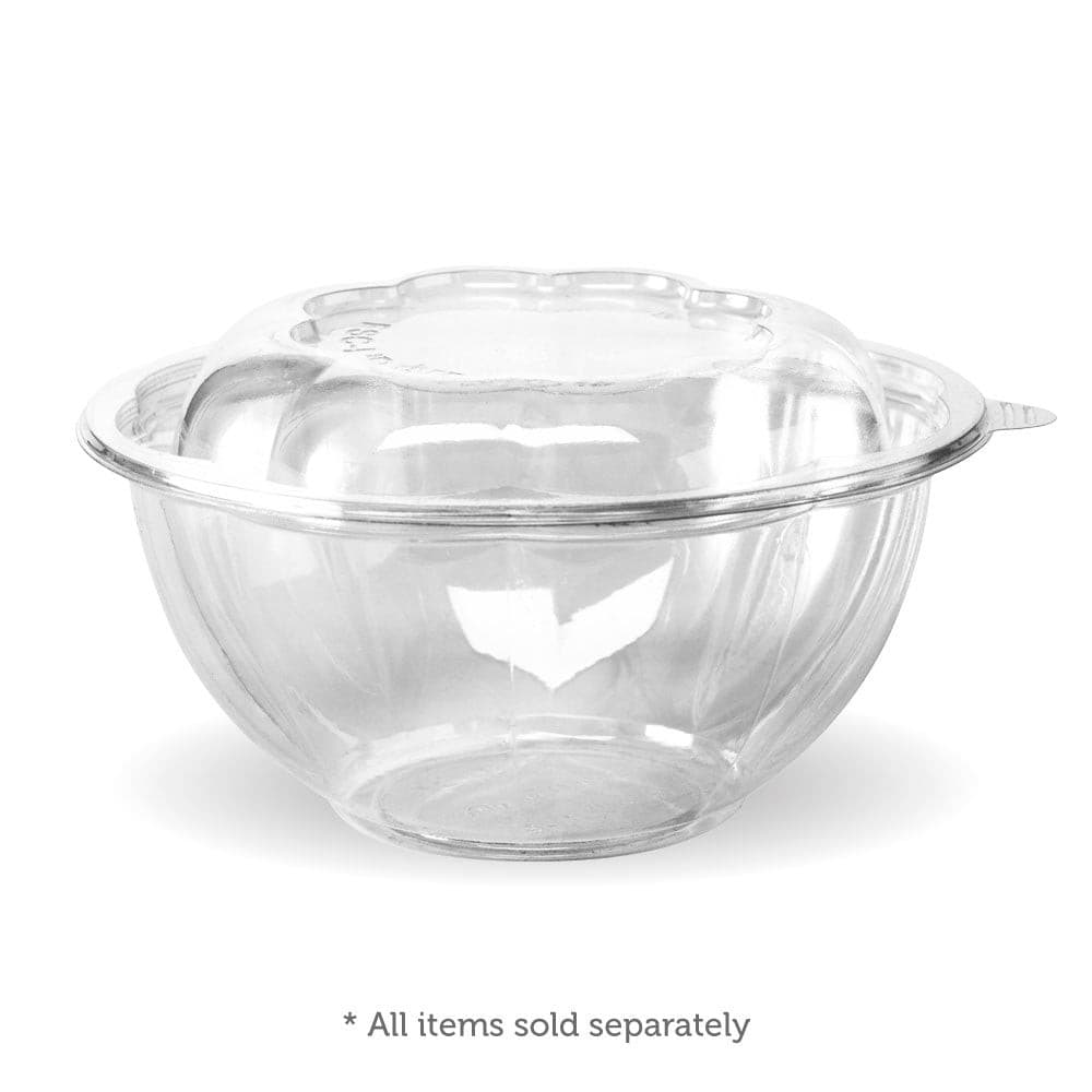 BioPak 32oz Clear Salad Biobowl.