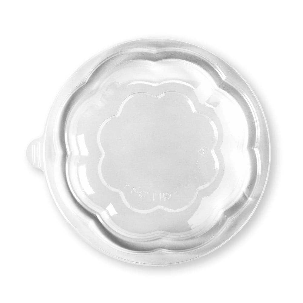 BioPak 24 & 32oz Clear Salad Biobowl Lid.